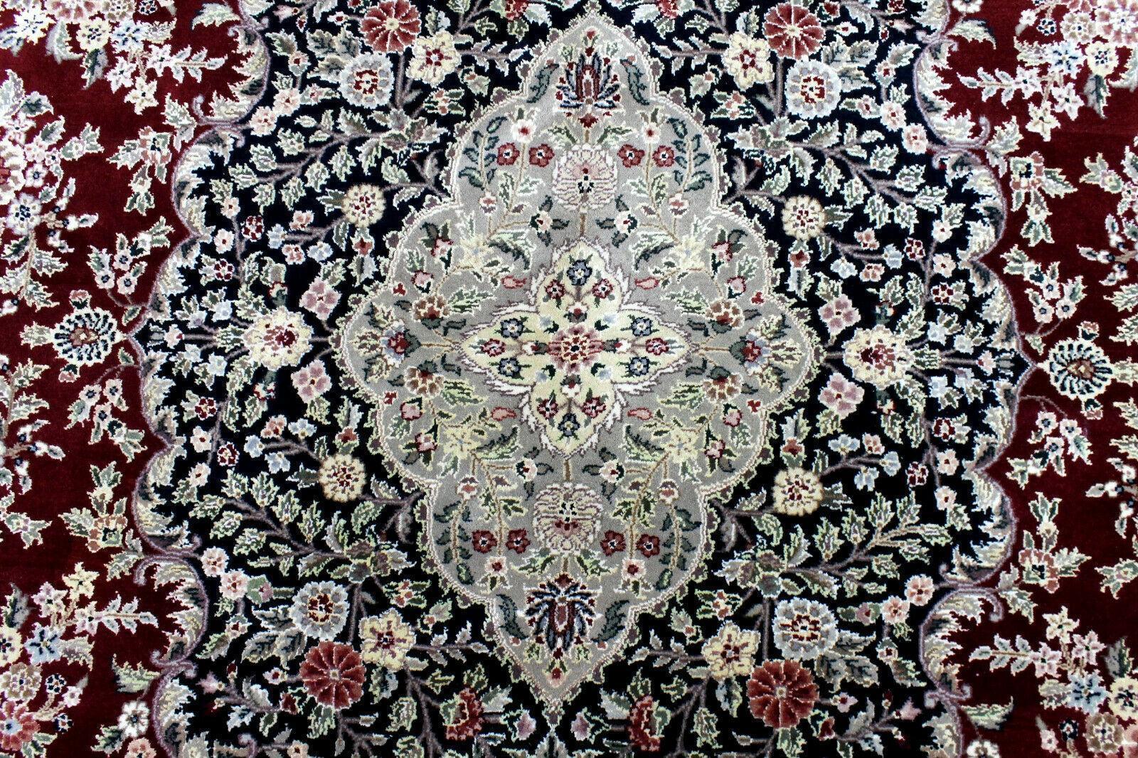 Exquisite Mint Hand-Knotted Peshawar Oriental Wool Rug – 9' x 12' - Nuvé