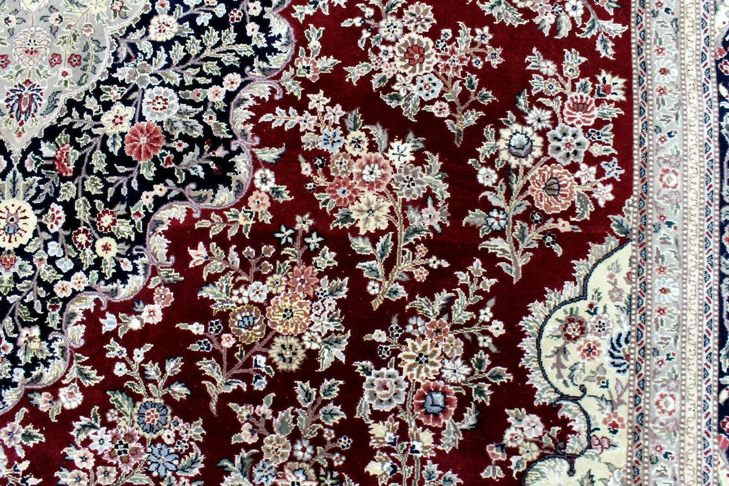 Exquisite Mint Hand-Knotted Peshawar Oriental Wool Rug – 9' x 12' - Nuvé