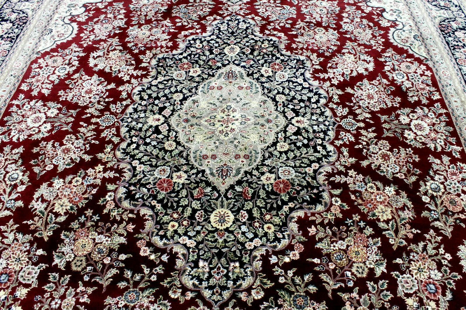 Exquisite Mint Hand-Knotted Peshawar Oriental Wool Rug – 9' x 12' - Nuvé