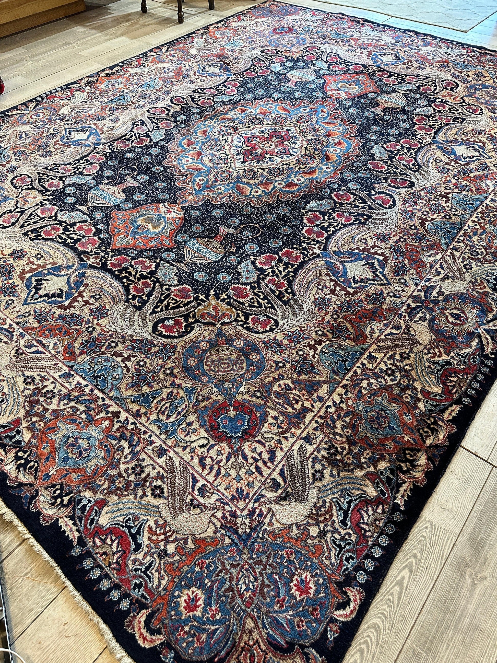 Exquisite Persian Kashmar Rug 9’11” x 13’3” - Nuvé