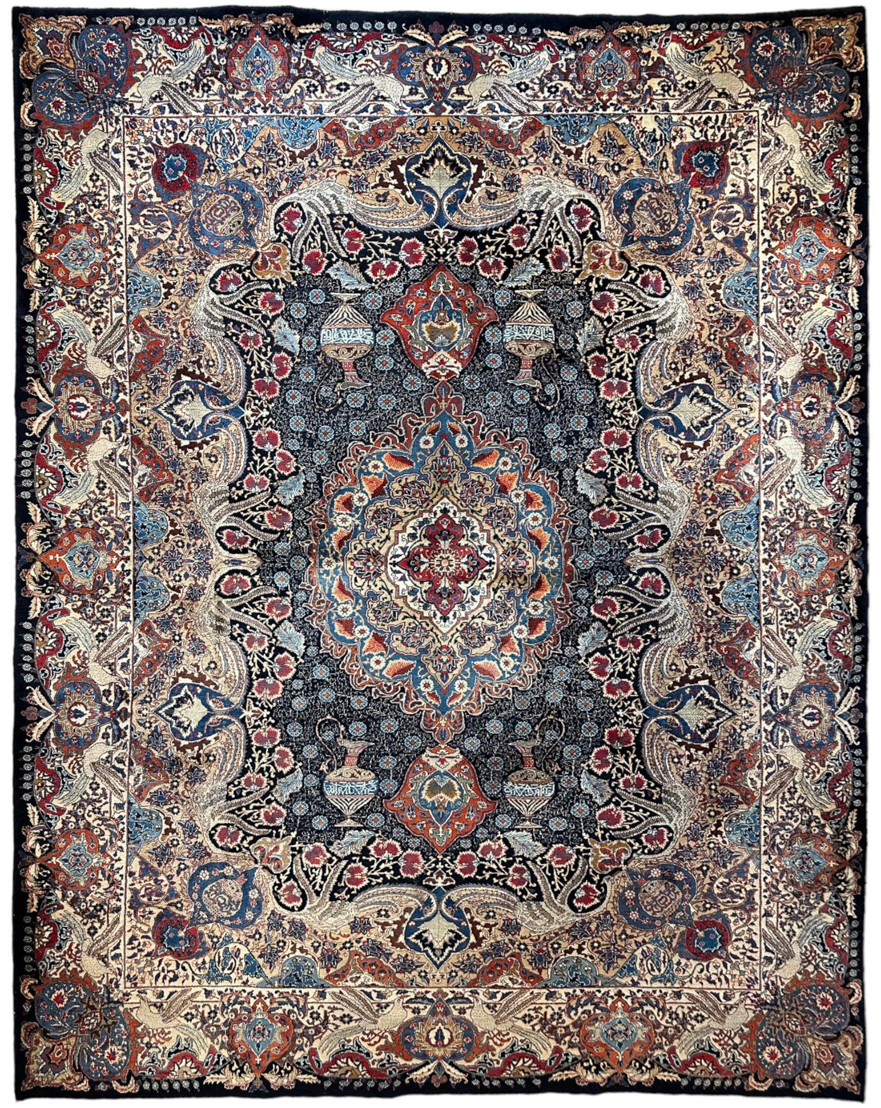 Exquisite Persian Kashmar Rug 9’11” x 13’3” - Nuvé