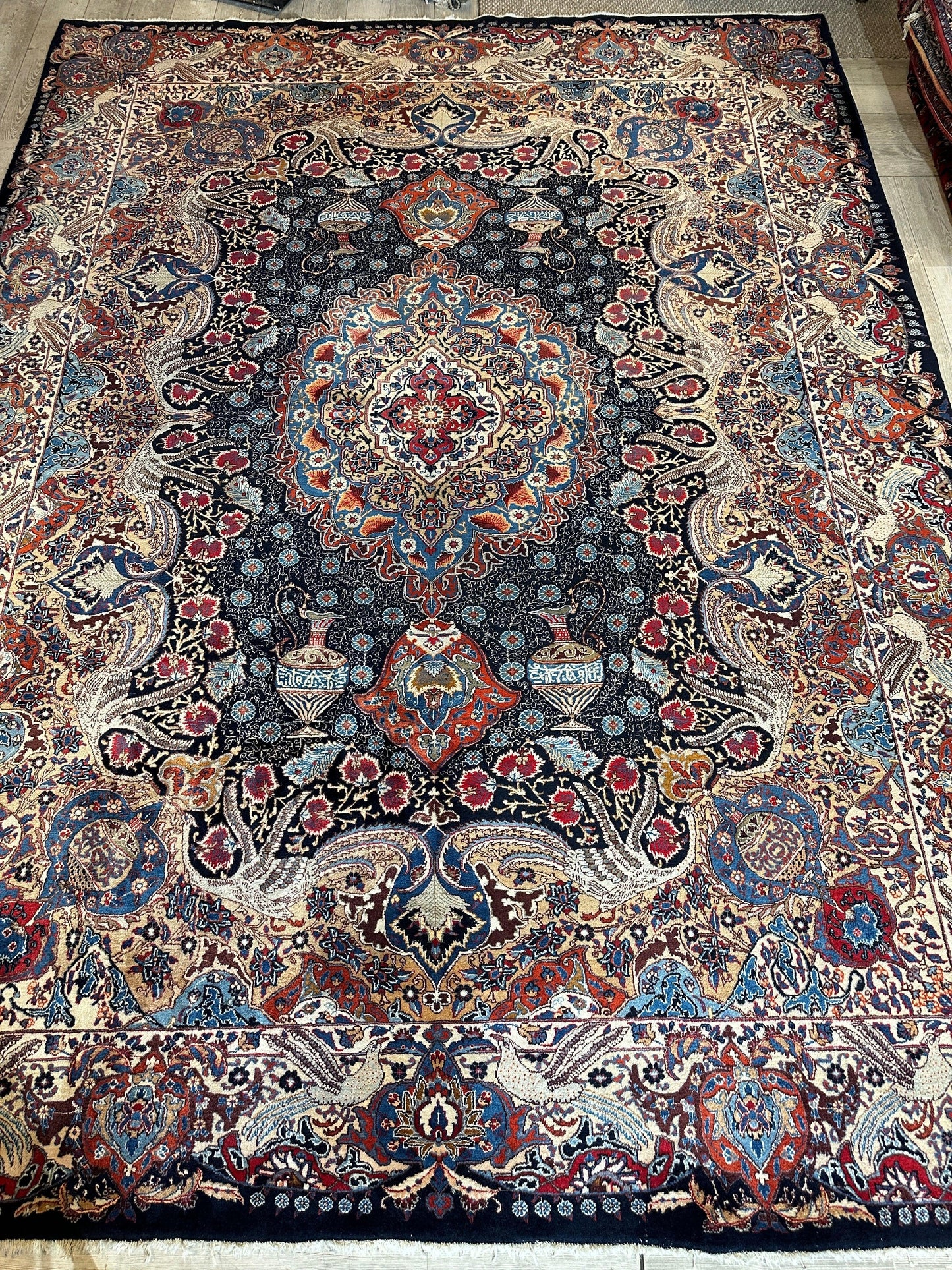 Exquisite Persian Kashmar Rug 9’11” x 13’3” - Nuvé
