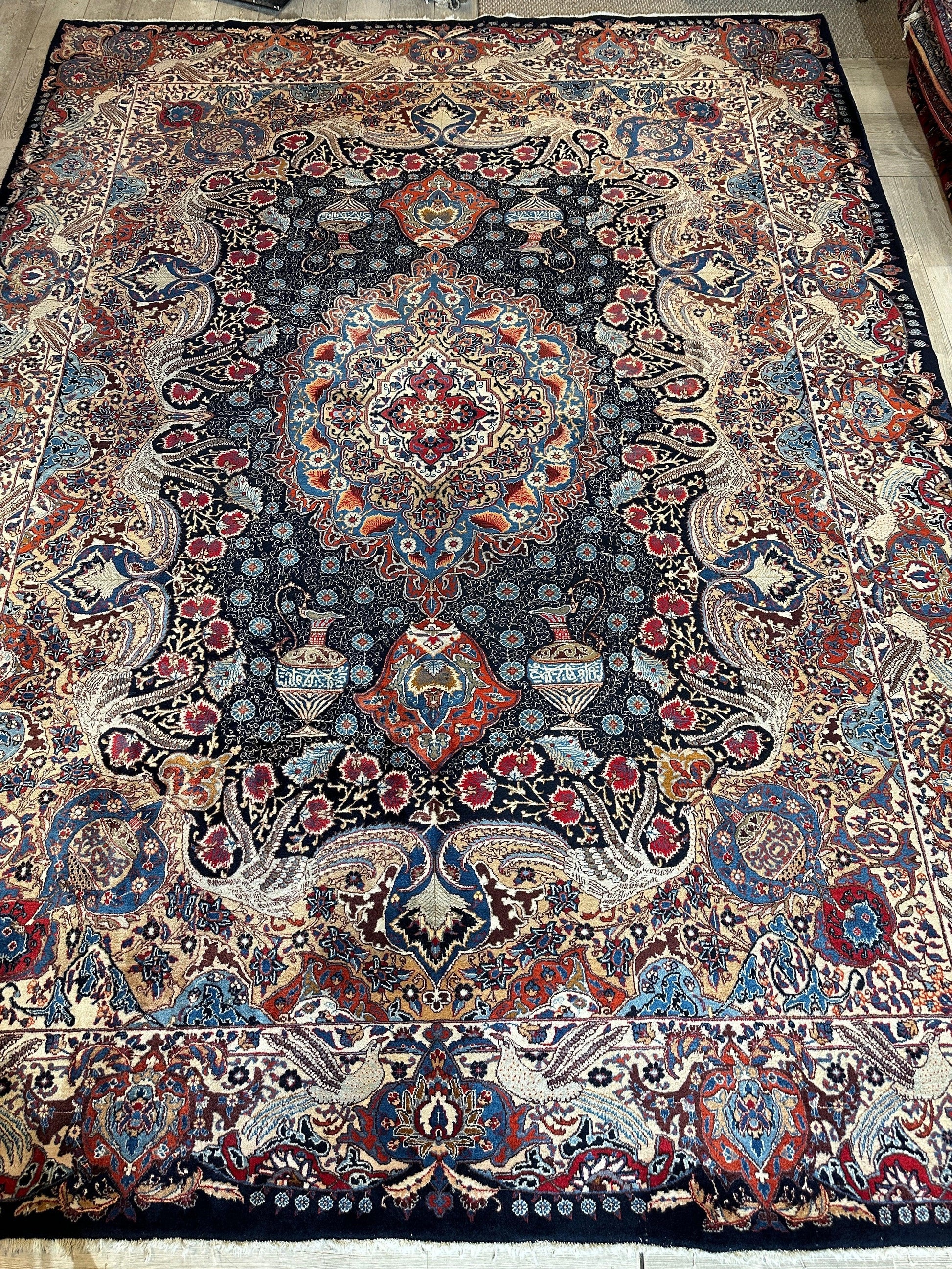 Exquisite Persian Kashmar Rug 9’11” x 13’3” - Nuvé