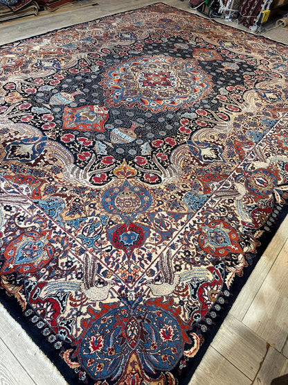 Exquisite Persian Kashmar Rug 9’11” x 13’3” - Nuvé