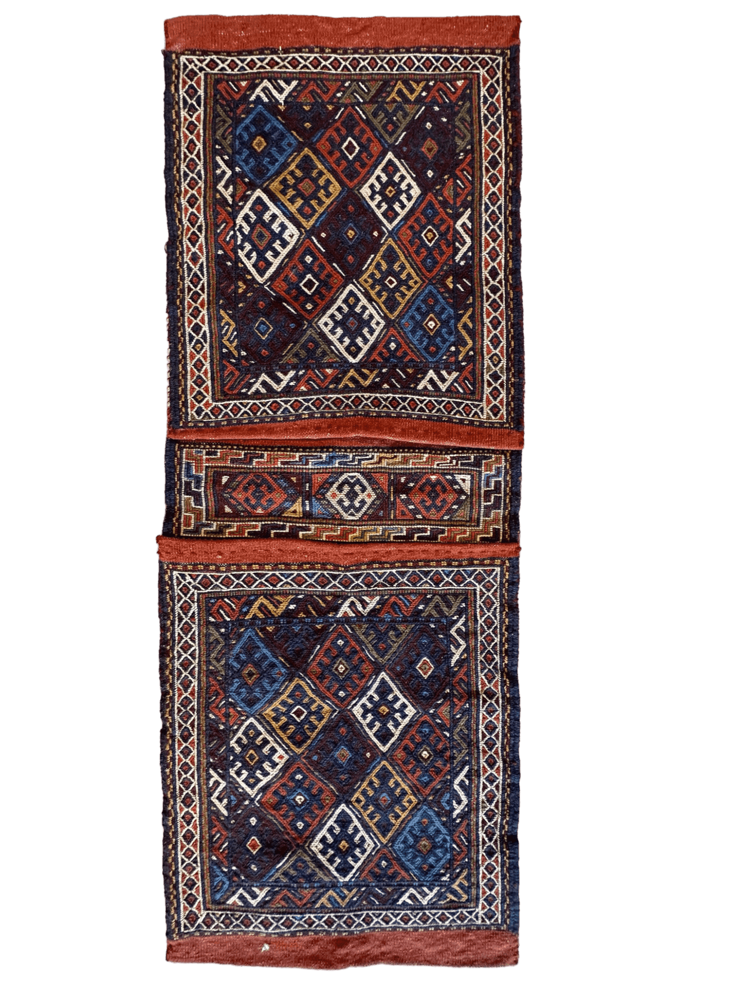 Exquisite Persian Qashqai Nomadic Vintage Khorjin ‘Saddle bag’ - Nuvé