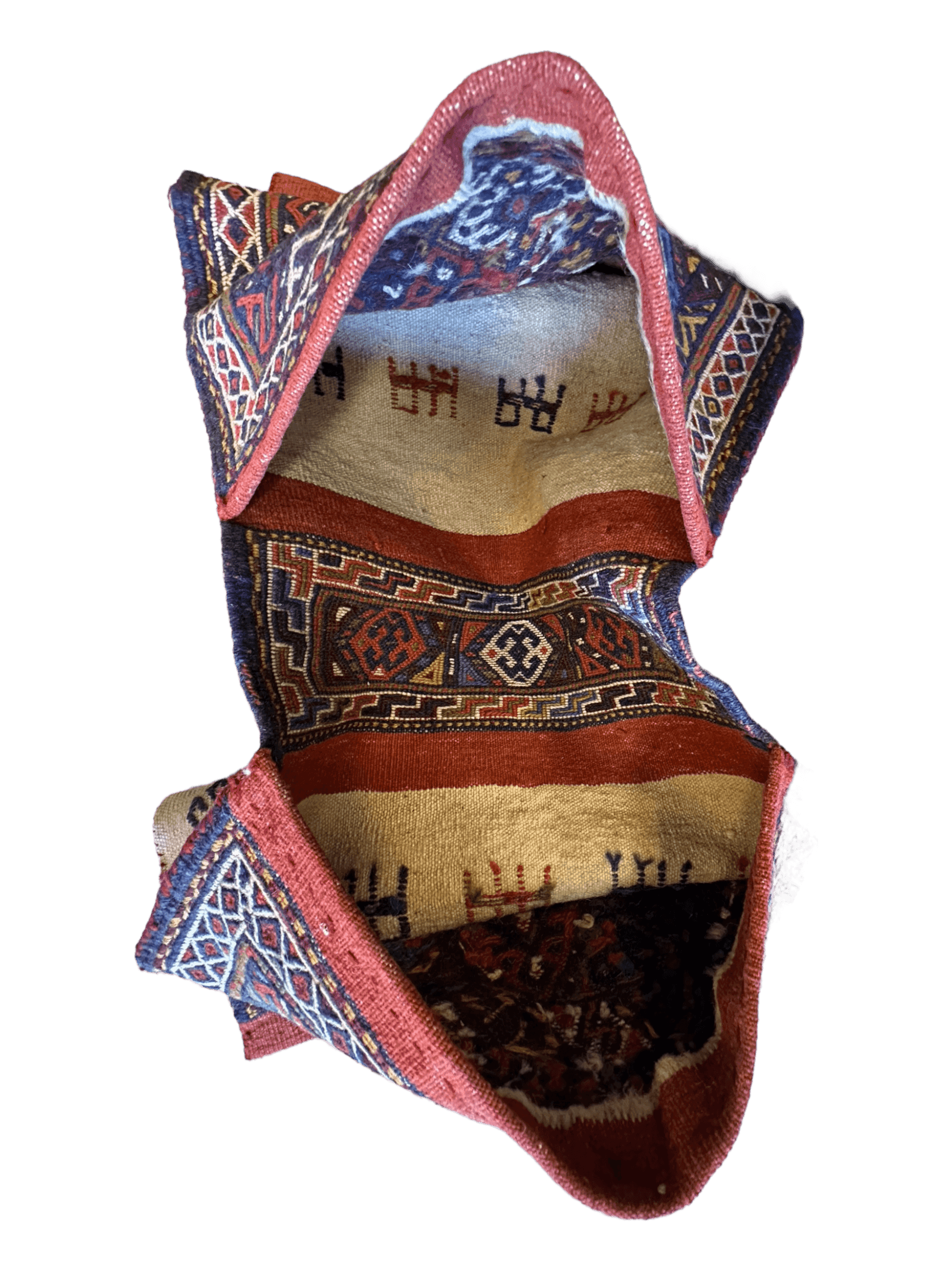 Exquisite Persian Qashqai Nomadic Vintage Khorjin ‘Saddle bag’ - Nuvé