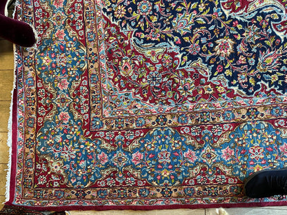 Exquisite Persian Vintage Medalian Rug 10 x 13 - Nuvé
