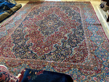 Exquisite Persian Vintage Medalian Rug 10 x 13 - Nuvé