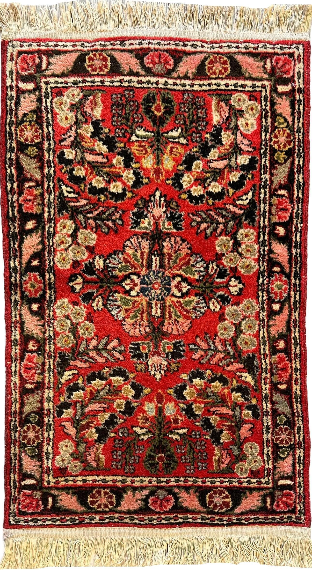 Exquisite Small Sarouk Rug 1'10''x3 Ft - Nuvé
