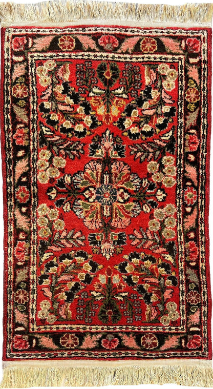 Exquisite Small Sarouk Rug 1'10''x3 Ft - Nuvé