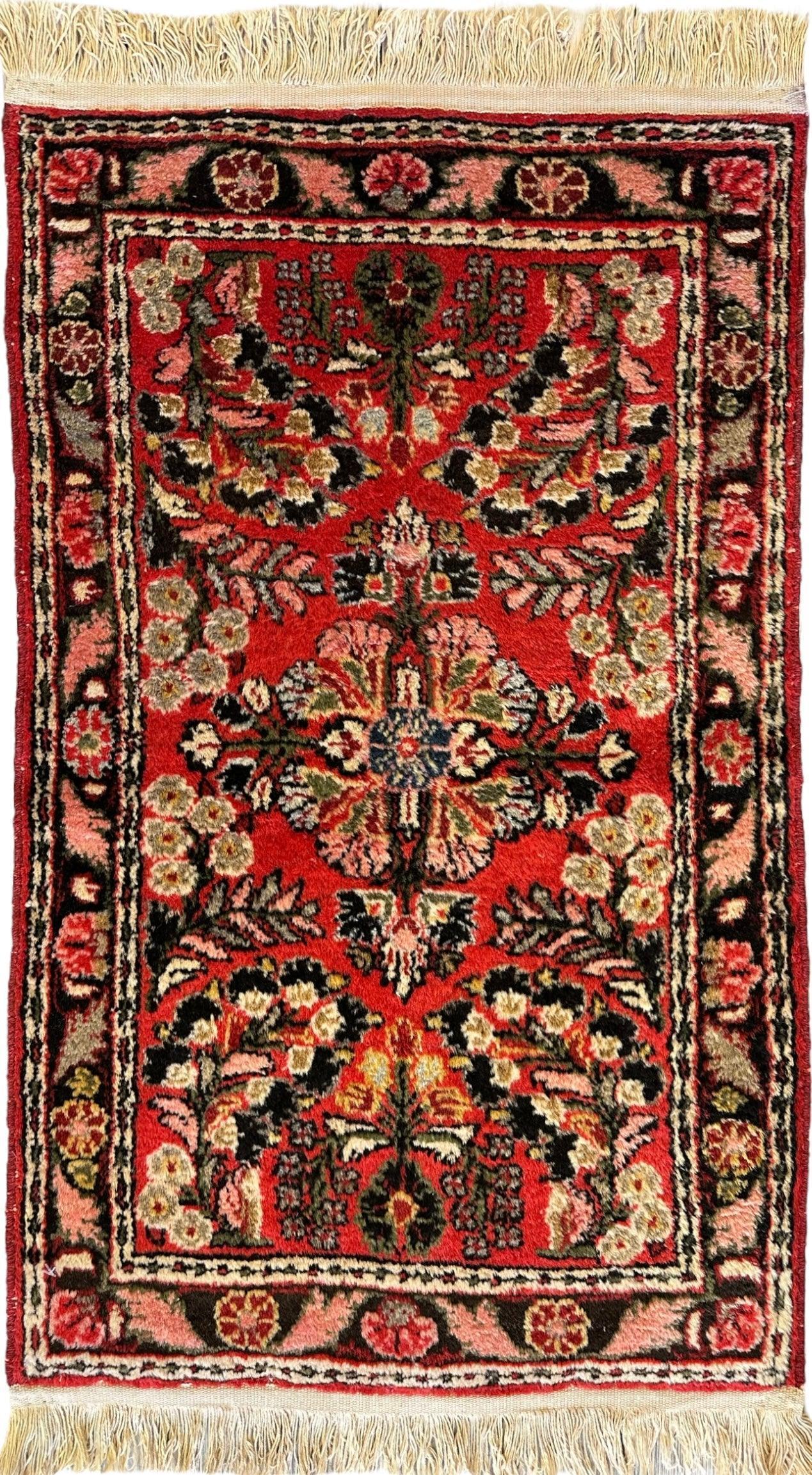 Exquisite Small Sarouk Rug 1'10''x3 Ft - Nuvé