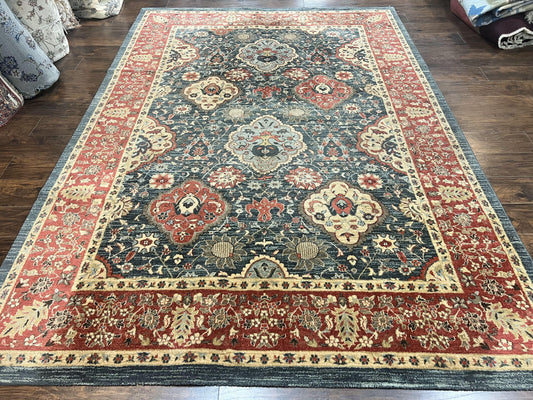 Safavieh Rug 8x11, Mahal Persian Carpet, Navy Red - Nuvé
