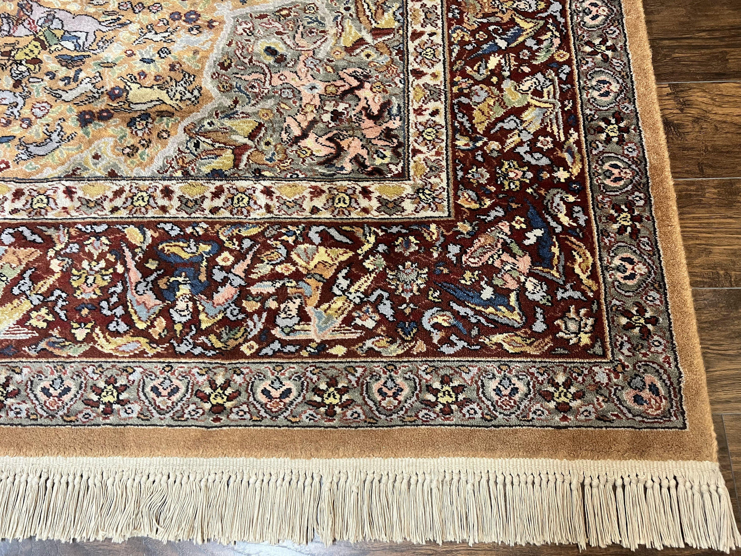 Karastan Rug 8.8 x 12 Persian Hunting Rug #723, Wool Pile - Nuvé