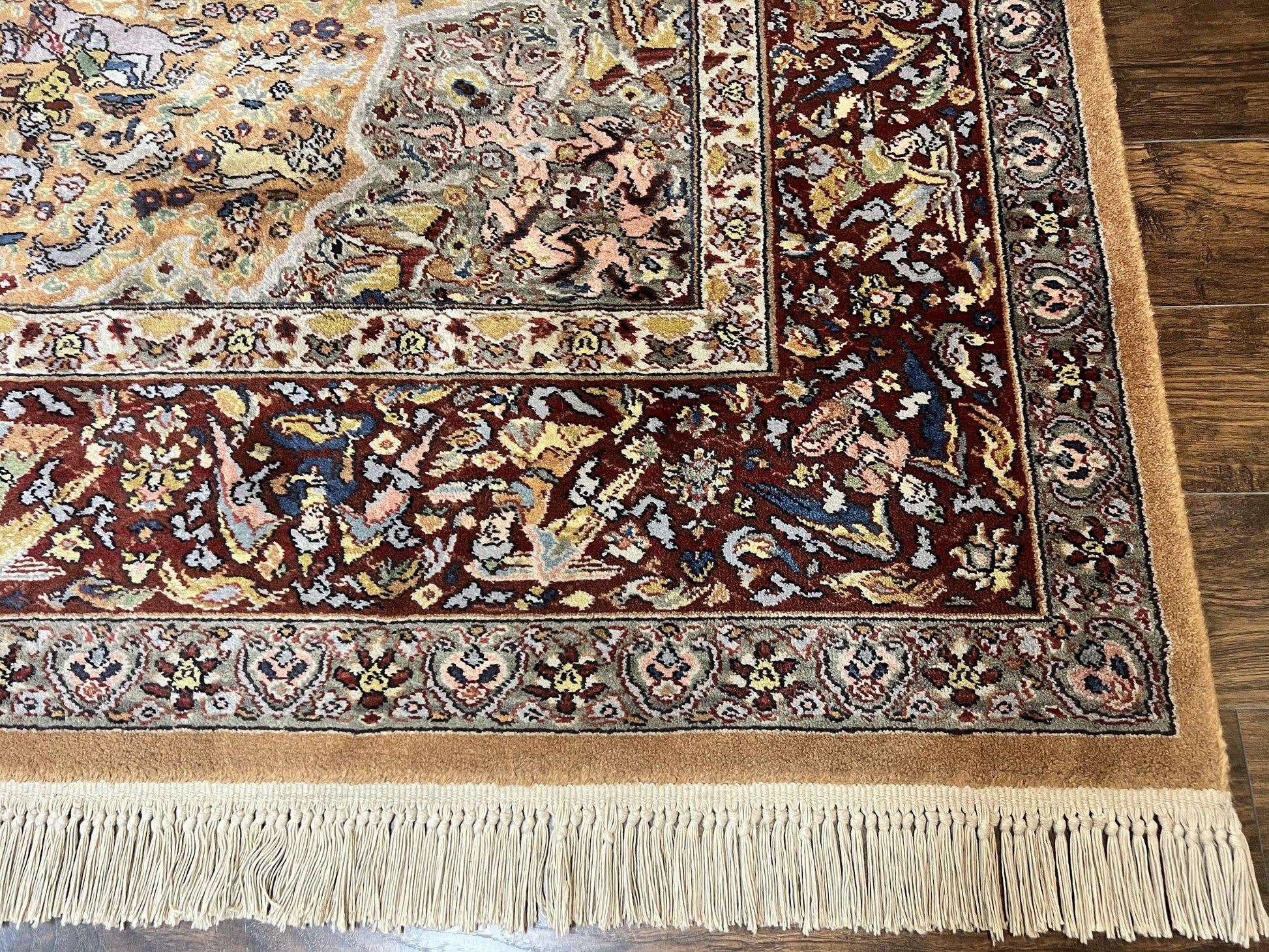 Karastan Rug 8.8 x 12 Persian Hunting Rug #723, Wool Pile - Nuvé