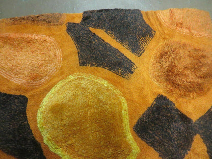 4' X 6' Modern Handmade Hooked Rug Wool Abstract Nice - Nuvé
