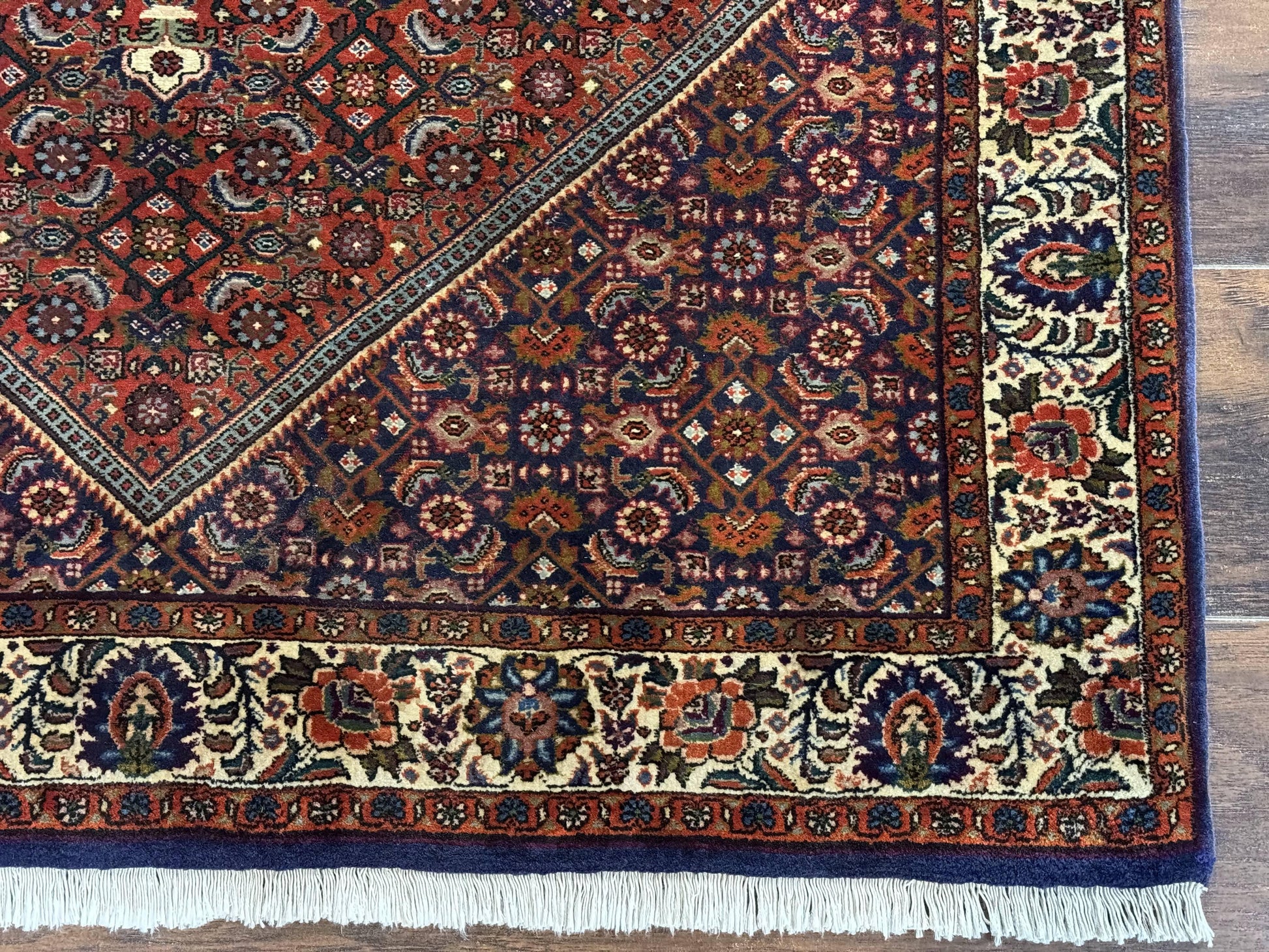 Persian Bidjar Rug 4x5, Fine 290 KPSI, Herati Pattern - Nuvé