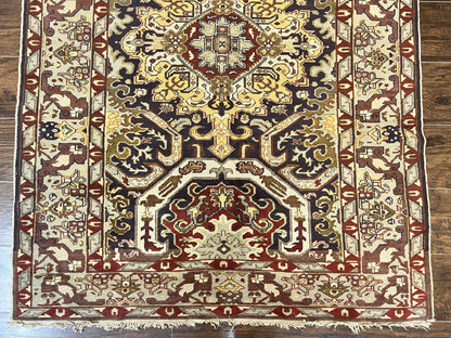 Antique Caucasian Rug, Kuba Seychour Rug, Handmade Wool Oriental Carpet, Azerbaijan Rug - Nuvé