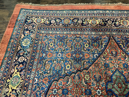 Antique Persian Bijar Rug 7x15 - Nuvé