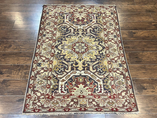 Antique Caucasian Rug, Kuba Seychour Rug, Handmade Wool Oriental Carpet, Azerbaijan Rug - Nuvé
