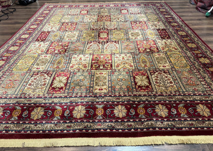 Karastan Bakhtiyari Rug 8.8 x 10, Antique Legends Karastan Wool Carpet #2200-202, Multicolor Panel - Nuvé