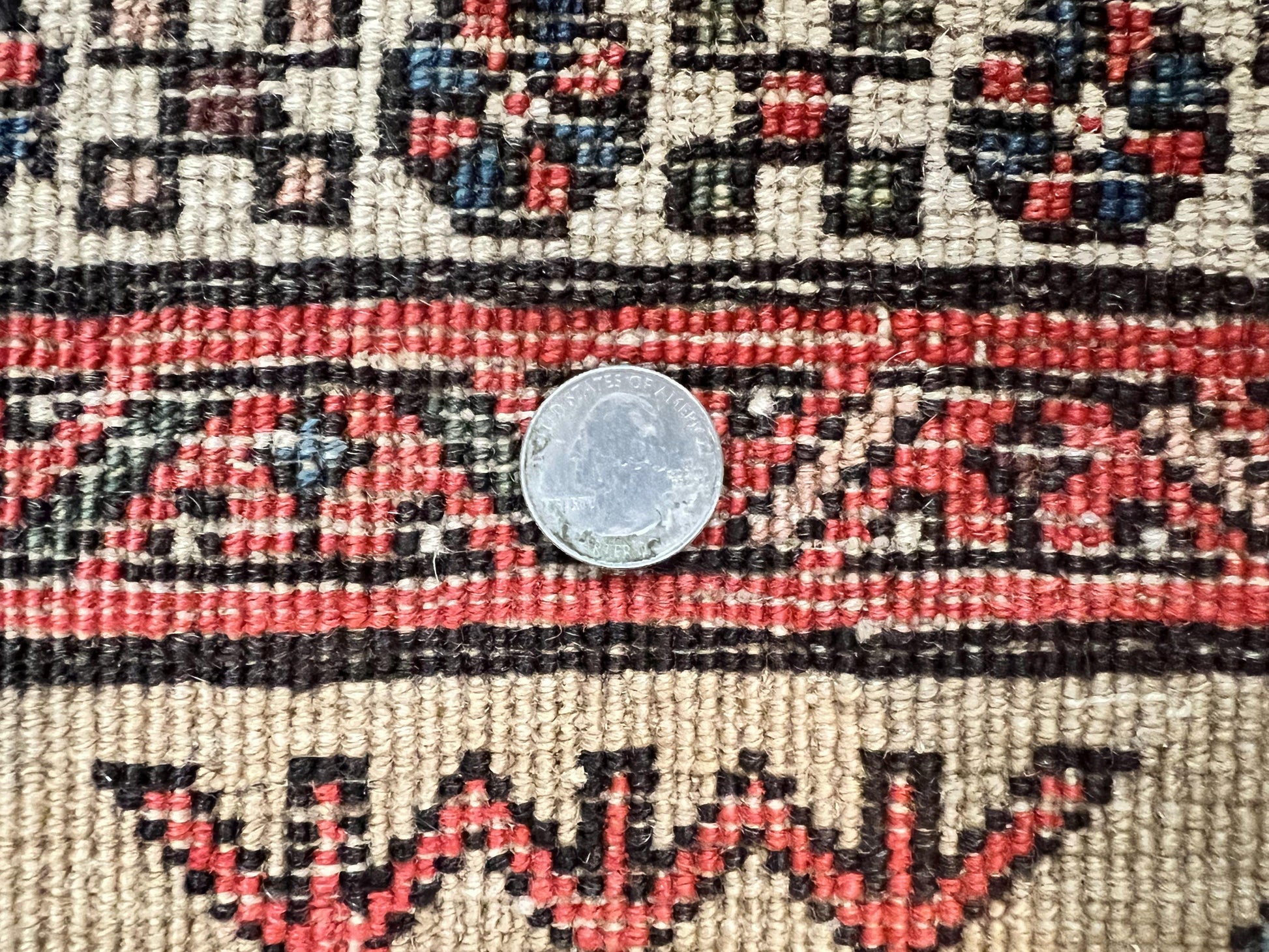 Antique Persian Runner 3 x 7, Camel Hair Runner 3x7 ft, Handmade Hallway Rug, Geometric Design, Tribal Rug, Persian Sarab Rug 3x7 - Nuvé
