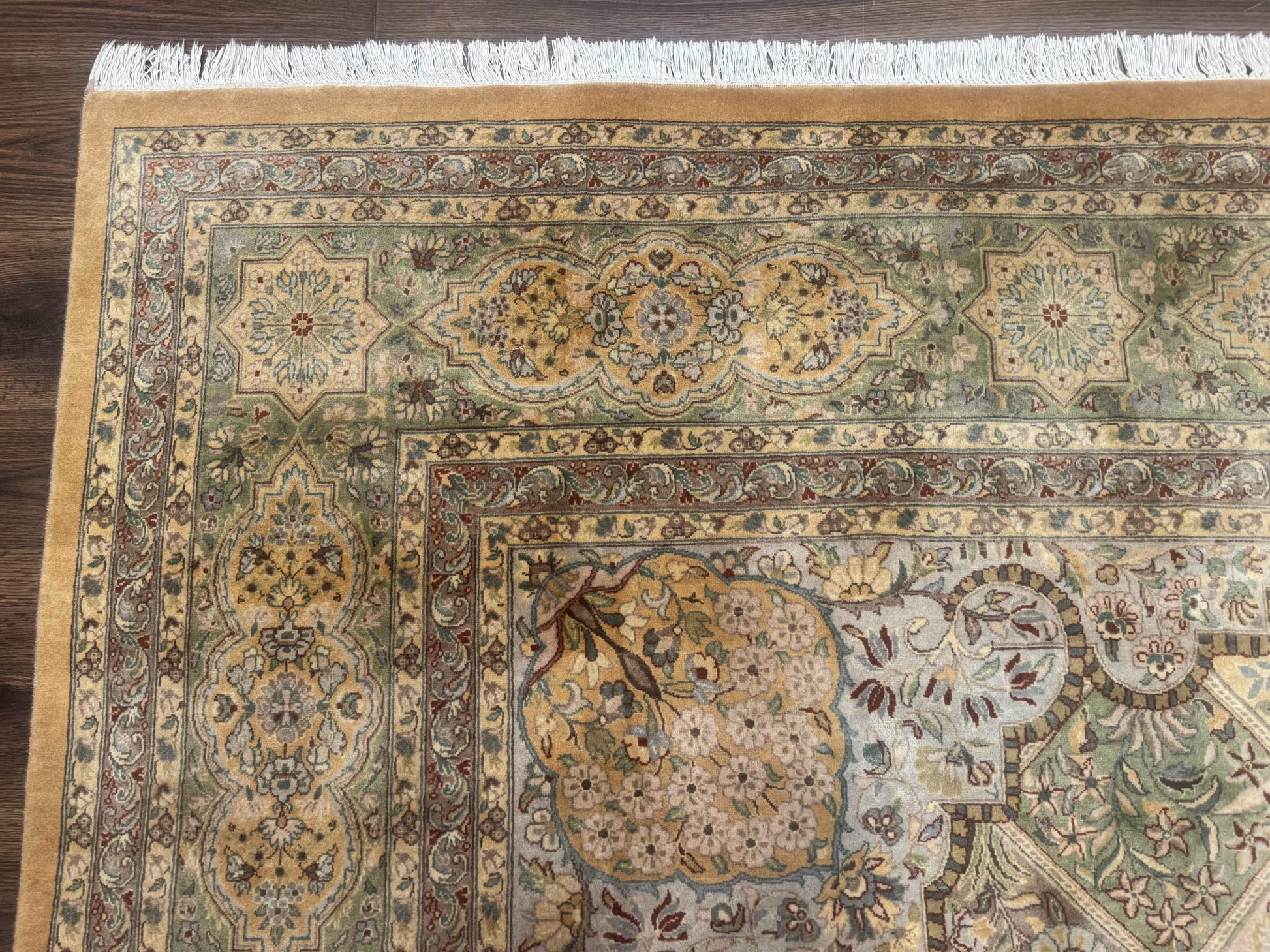 Pak Persian Rug 9x12, Diamond Panel Design, Fine 225 KPSI, Wool - Nuvé