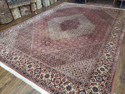 Persian Bijar Rug 8x11 - Herati Mahi Pattern - Nuvé