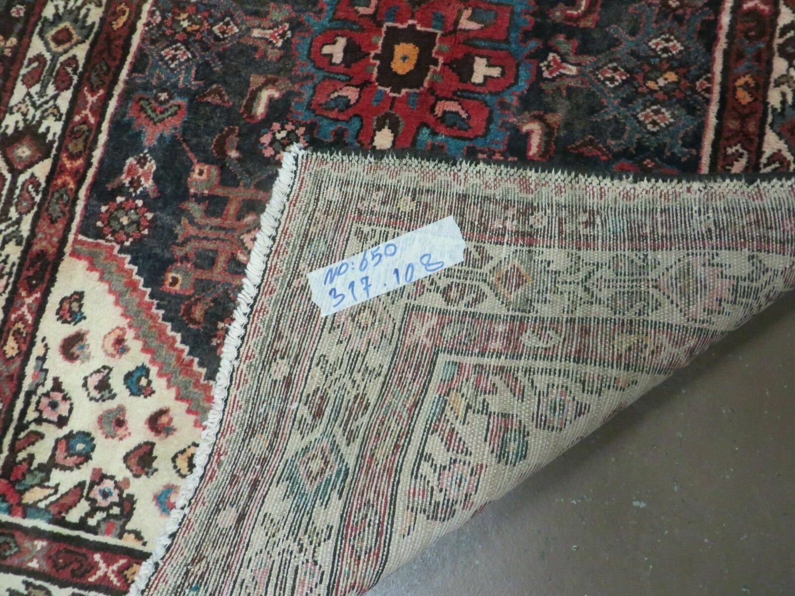 3' 6" X 10' 3" Antique Handmade Turkish Wool Runner Rug - Nuvé
