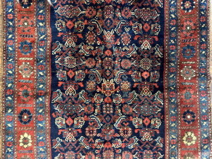 Antique Persian Tribal Rug 4x6, Kurdish Rug - Nuvé