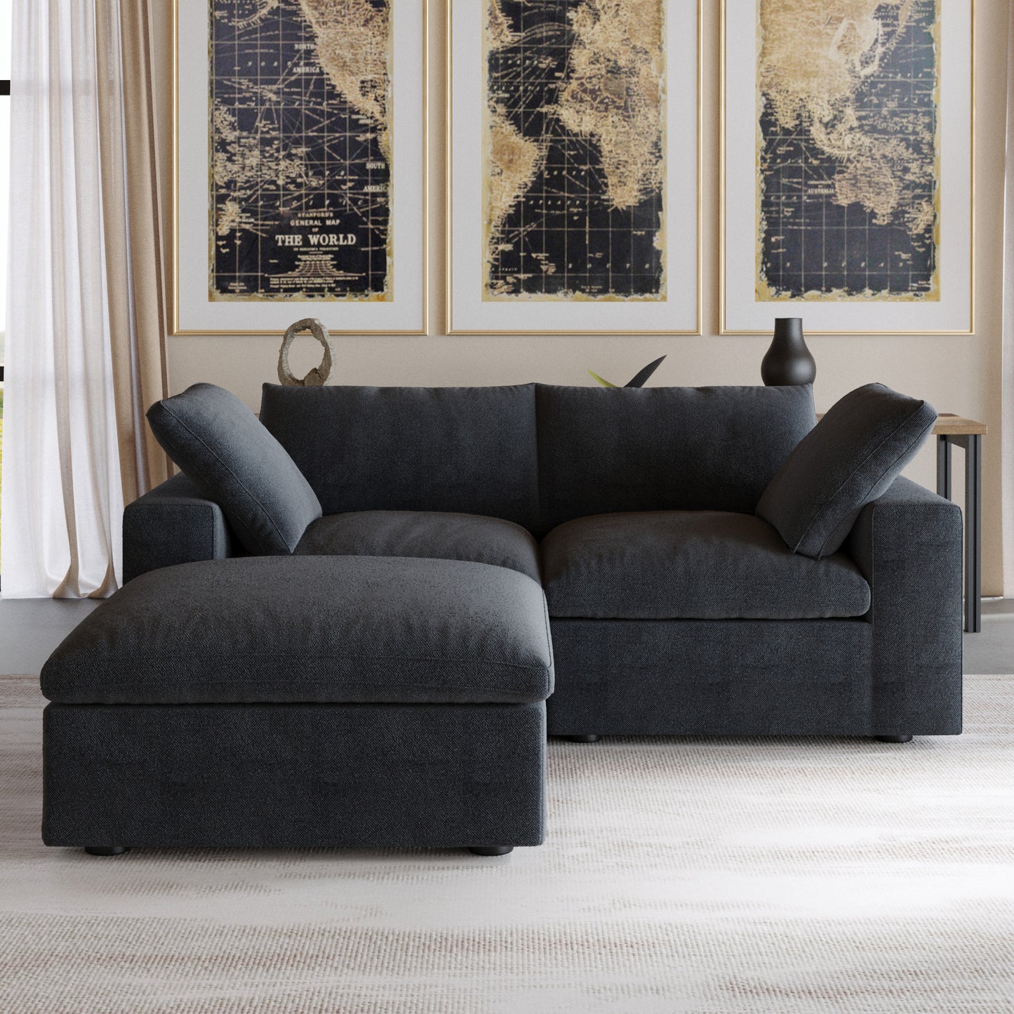 Nuvé® Solace Modular Bouclé Cloud Sofa
