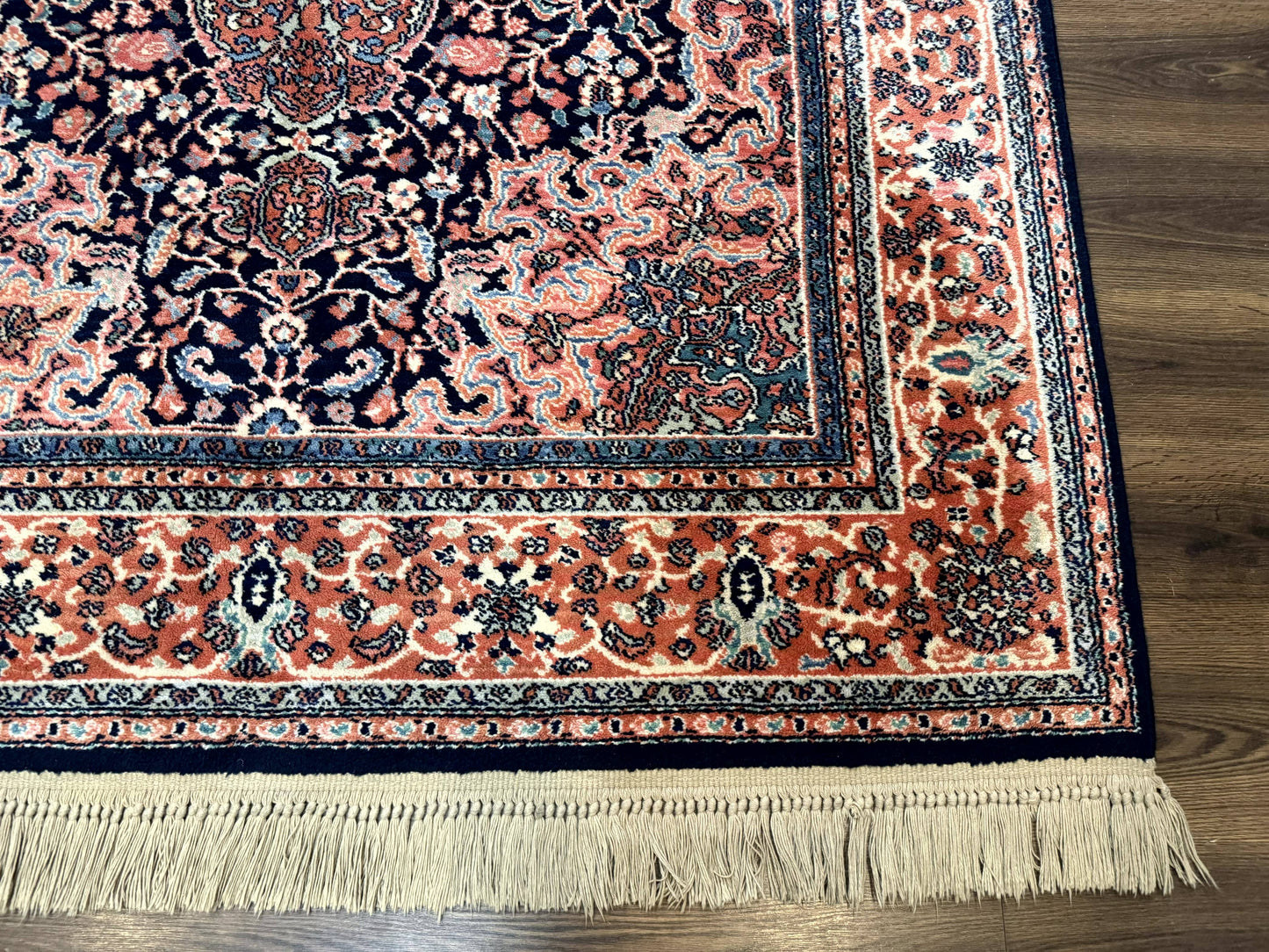 Karastan Rug 5.9 x 9, Kashan Medallion #741, Original Collection 700 Series, Discontinued, Wool Pile - Nuvé