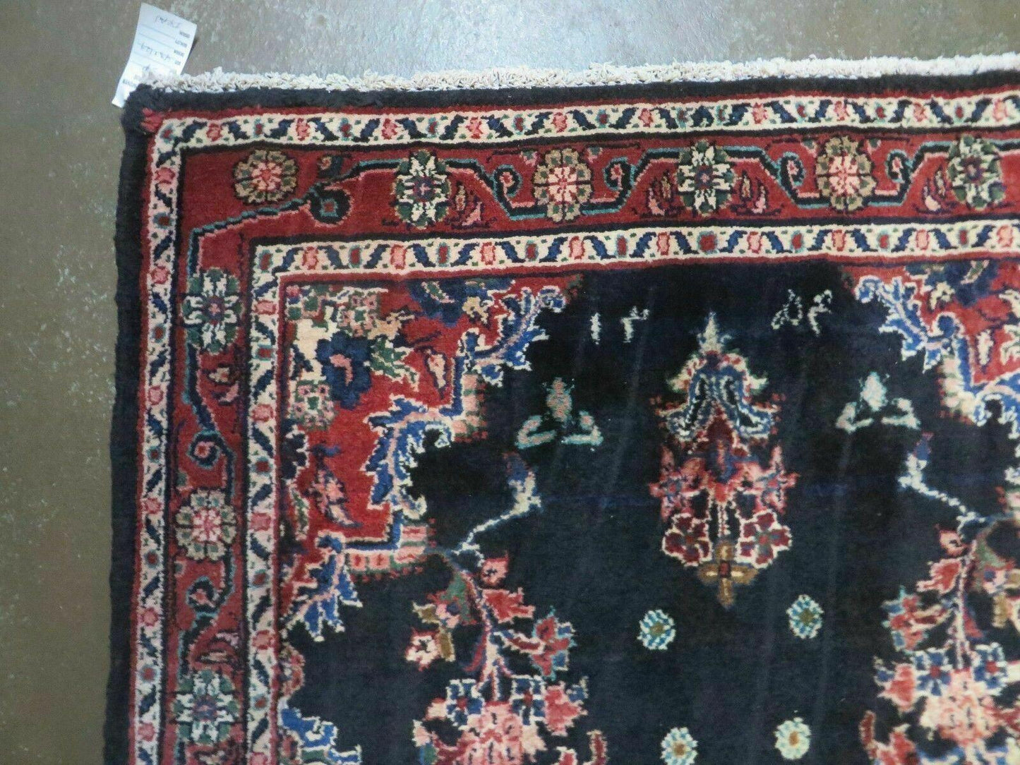 Persian Runner Rug 4x11, Navy Blue Antique Lilihan Runner - Nuvé