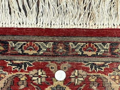 Small Pak Persian Handmade Wool Rug 1.7 x 2, Red - Nuvé