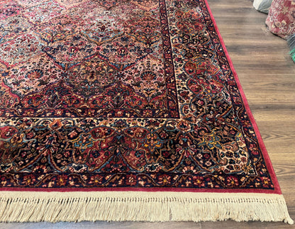 12x16 Karastan Multicolor Panel Kirman Rug #717, Rare Palace Size Wool Original 700 Series - Nuvé