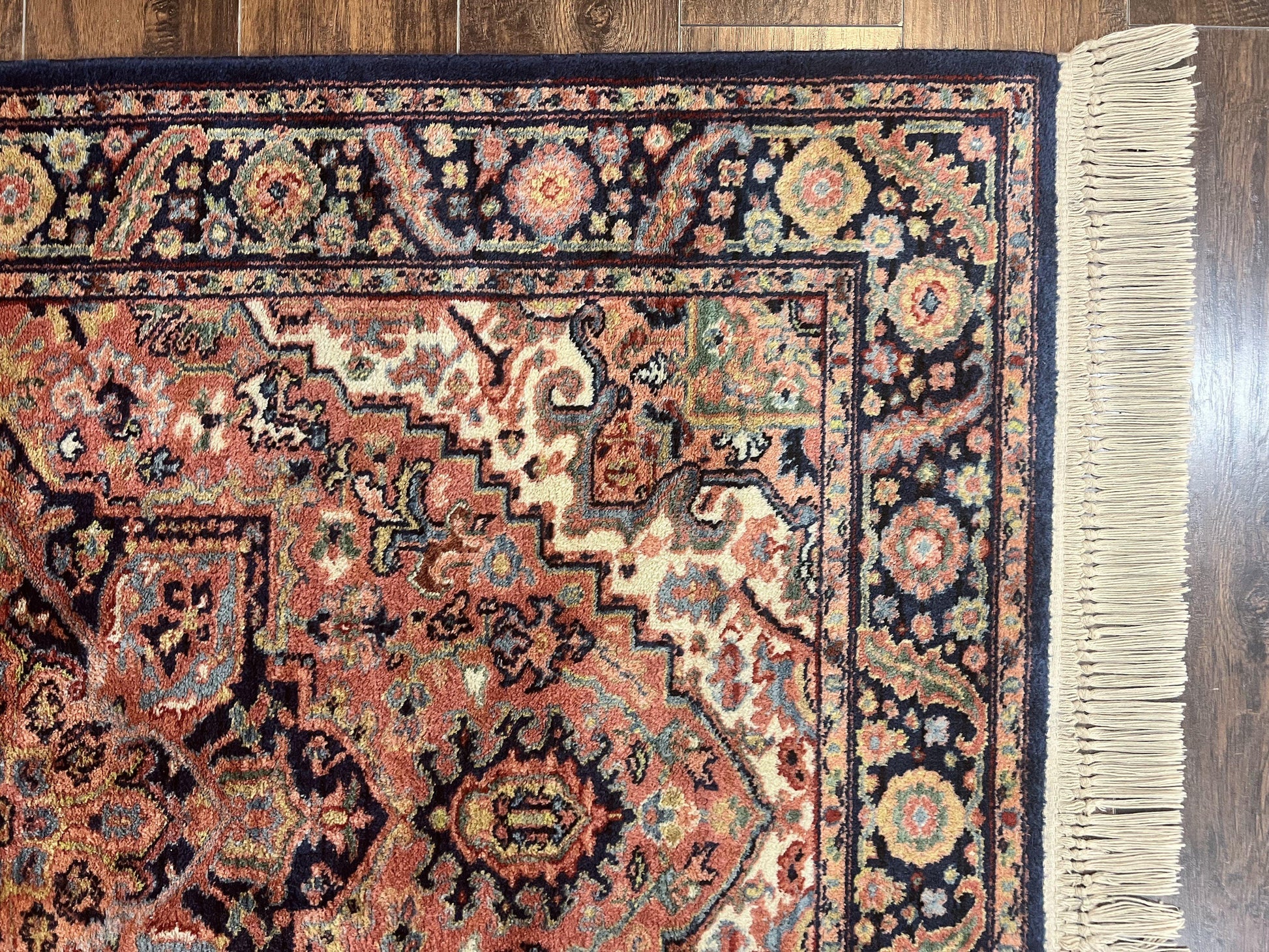Karastan Rug 4x6, Karastan Heriz #726, Wool Pile Karastan Area Rug, Rare Hard to Find, Original 700 Series Vintage Discontinued Rug - Nuvé