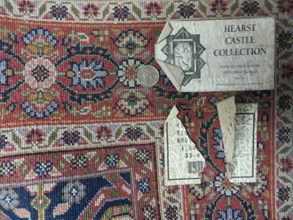 4' X 6' Vintage Fine Handmade India Floral Oriental Wool Rug Carpet Blue Red - Nuvé