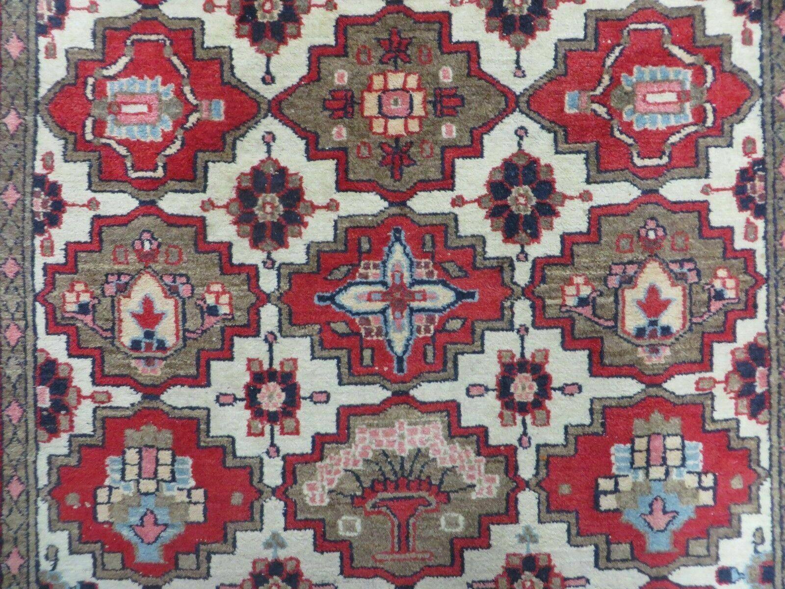 4' X 6' Antique Handmade Turkish Anatolian Wool Rug Vegetable Dyes - Nuvé