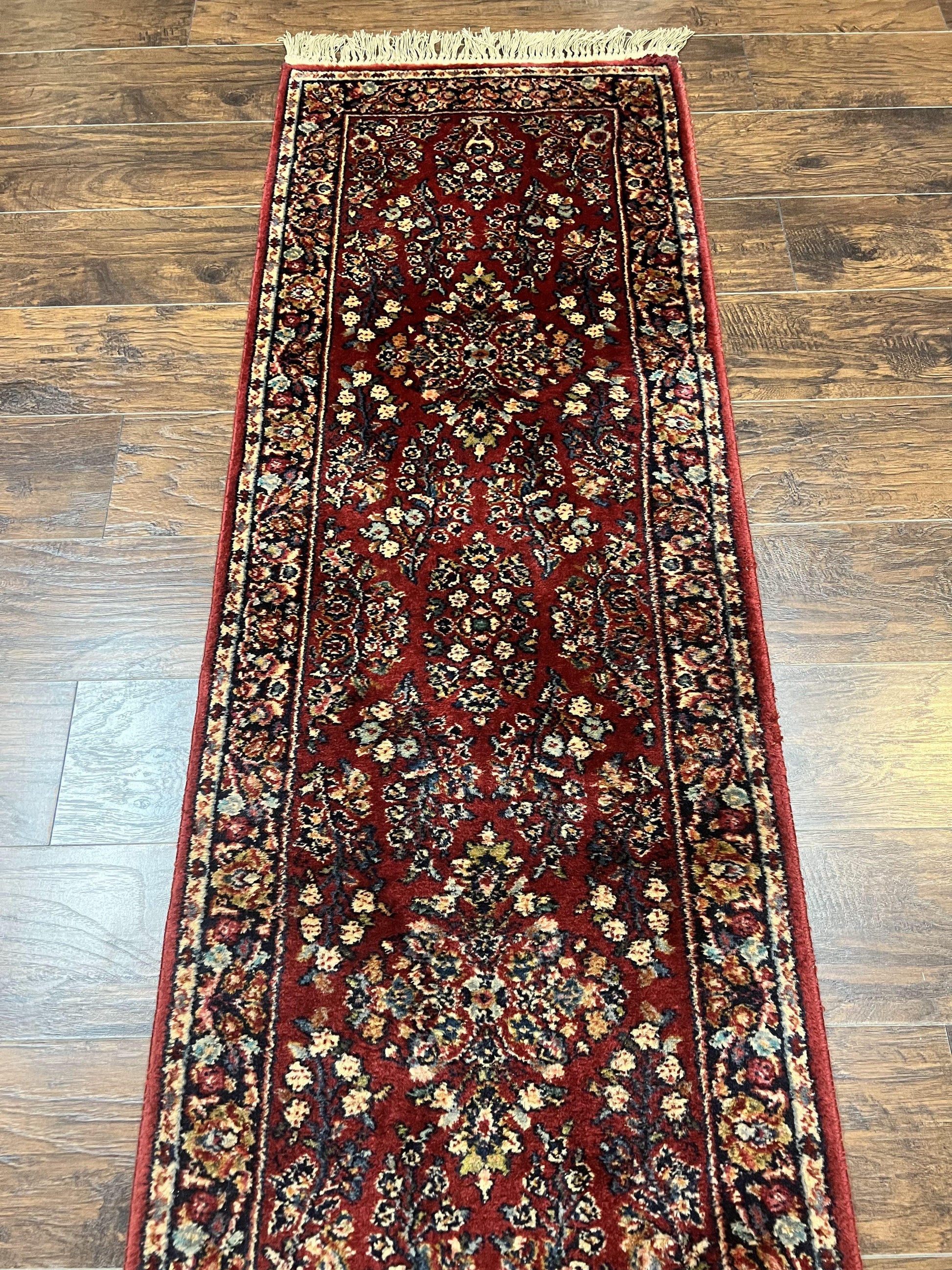Antique Karastan Runner Rug 2x12, Karastan Sarouk #785, Original Collection, 700 Series, 2 x 12 Runner for Hallway, Wool Karastan Rug, Rare - Nuvé