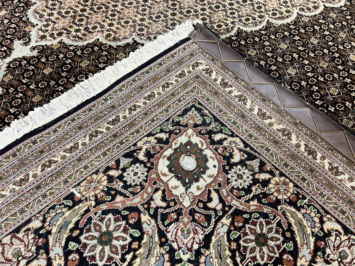 Exquisite Persian Tabriz Rug - 10x13, 400 KPSI, Herati Pattern - Nuvé