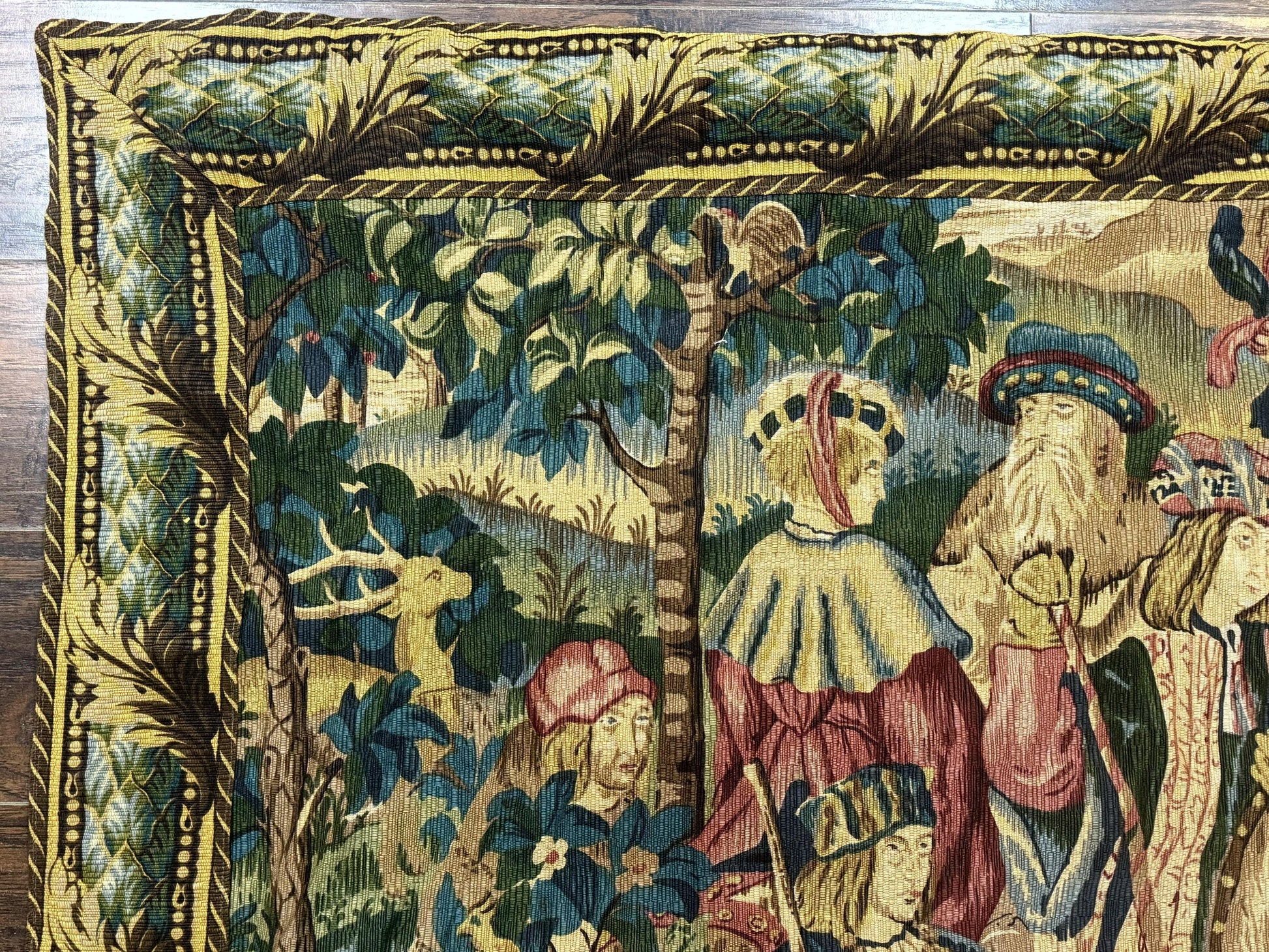 Vintage European Tapestry 5.5 x 8, The Royal Hunt - Nuvé