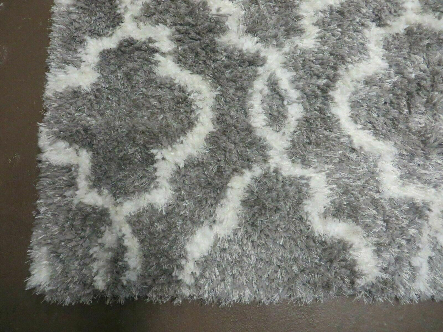 5' X 7' Modern Contemporary Israel Made Glimmer 205-45 Shag Rug Acrylic Bohemian Boho Home Décor - Nuvé