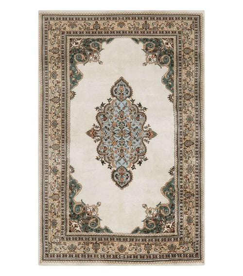 6' X 9' Vintage Handmade India Open Field Tribal Wool Rug Carpet Medallion Nice