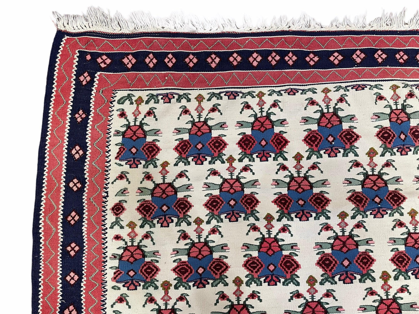 3x5 Vintage Kurdish Senneh Kilim Rug 3 x 5 Heirloom Rug Flatweave Antique Rug Playroom Rug Collectible Rug Beige Kilim - Nuvé