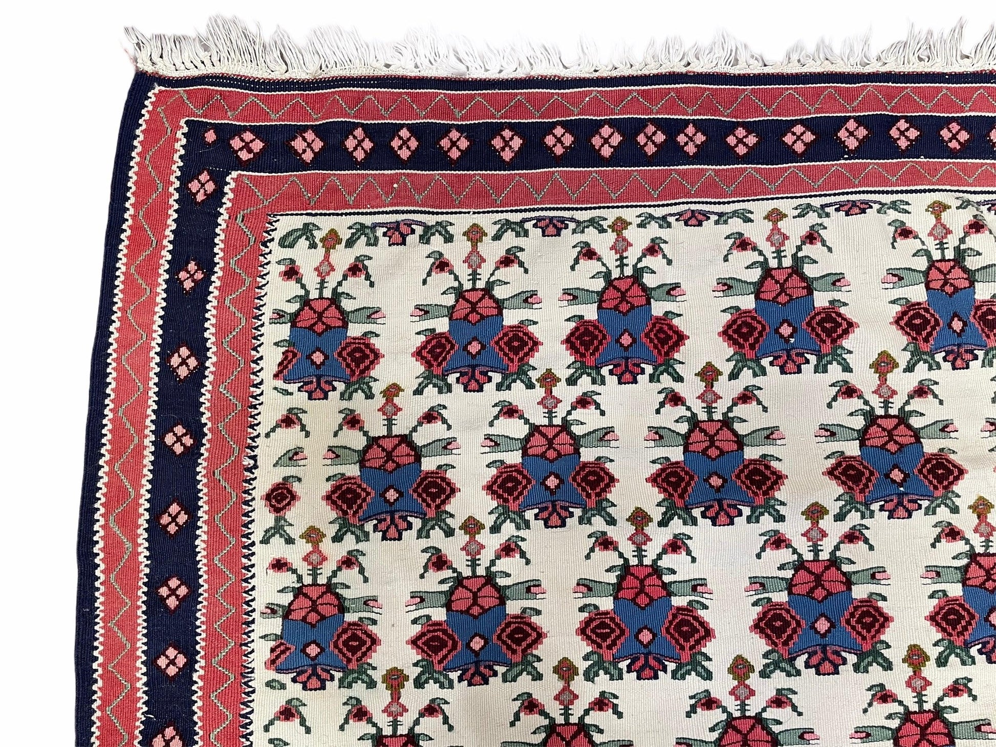 3x5 Vintage Kurdish Senneh Kilim Rug 3 x 5 Heirloom Rug Flatweave Antique Rug Playroom Rug Collectible Rug Beige Kilim - Nuvé