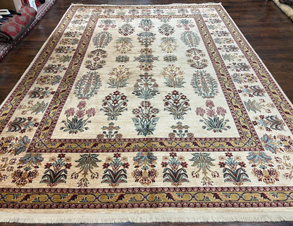 Karastan Rug 8.8 x 12, Ashara Amritsar #549, Oatmeal Color, Wool Pile Karastan Carpet, Discontinued Karastan Area Rug, Decorative - Nuvé