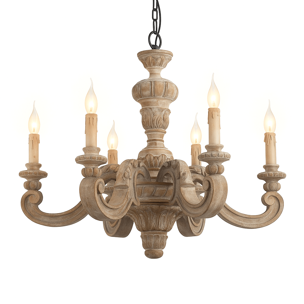 Elegant Fanaan chandelier by Residence Supply featuring intricate metalwork and multiple hanging glass bulbs.