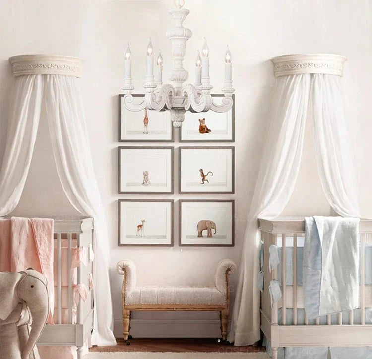 Fanaan chandelier by Residence Supply featuring a modern design with multiple hanging light fixtures and sleek metal finish