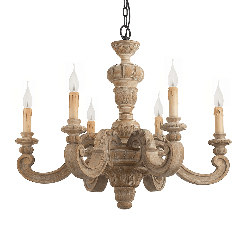 Elegant Fanaan chandelier with intricate metalwork and multiple hanging lights, designed by Residence Supply.