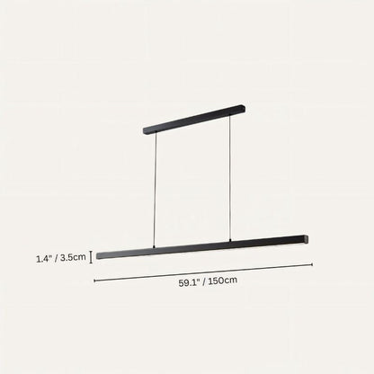 Faven Pendant Light by Residence Supply hanging from ceiling with a sleek modern design and metallic finish.