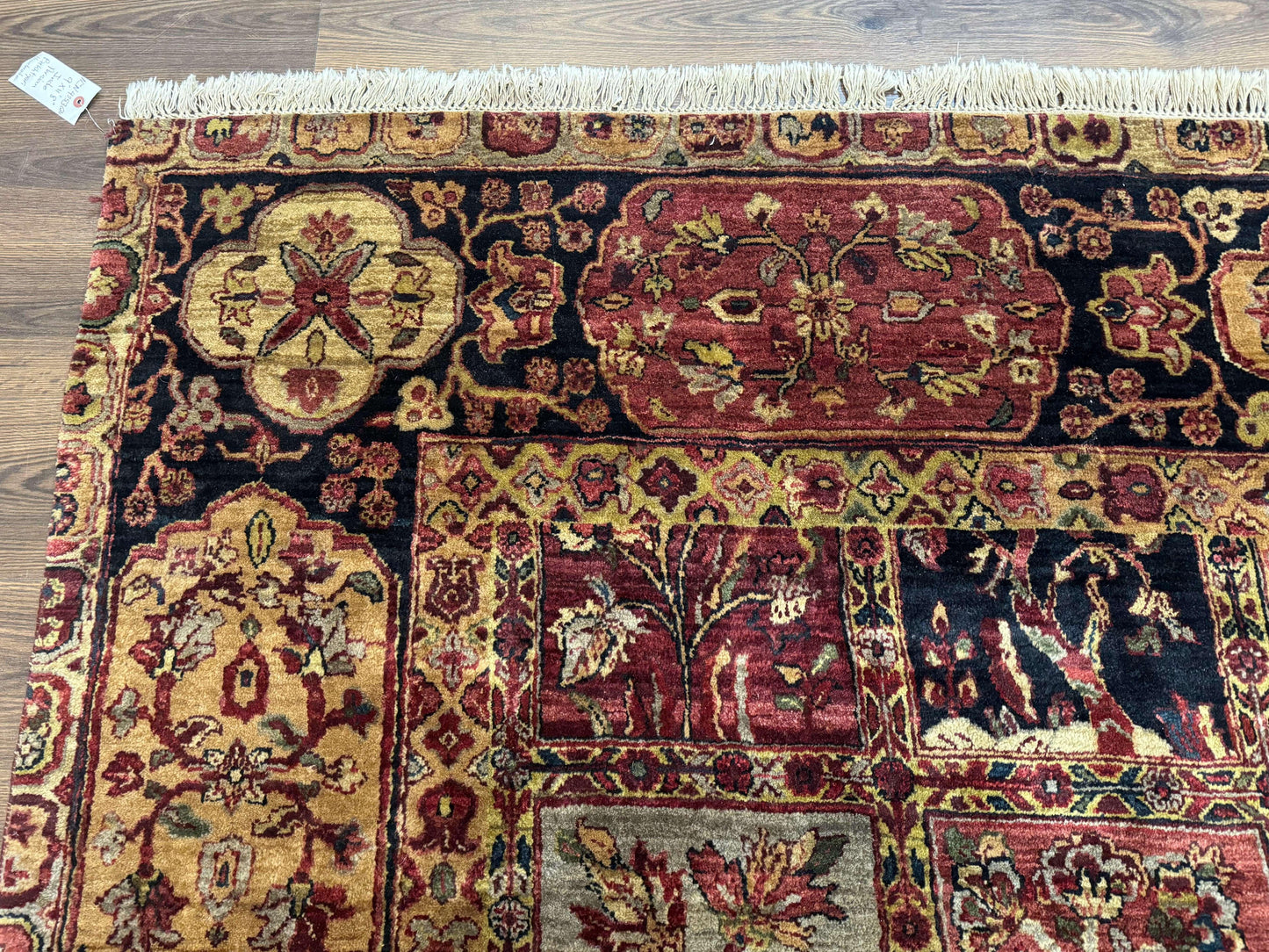 Indo Persian Rug 9x12, Bakhtiari Panel Design, Multicolor, Soft Wool Pile - Nuvé